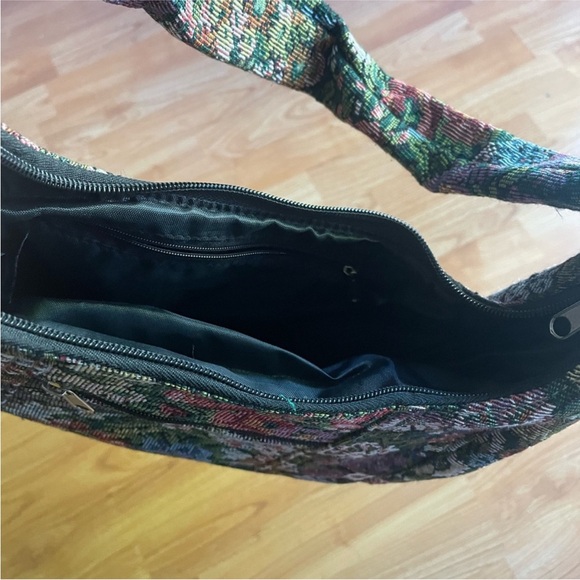 💥 VTG Hampton Direct Floral Tapestry Shoulder Purse - Picture 4 of 6